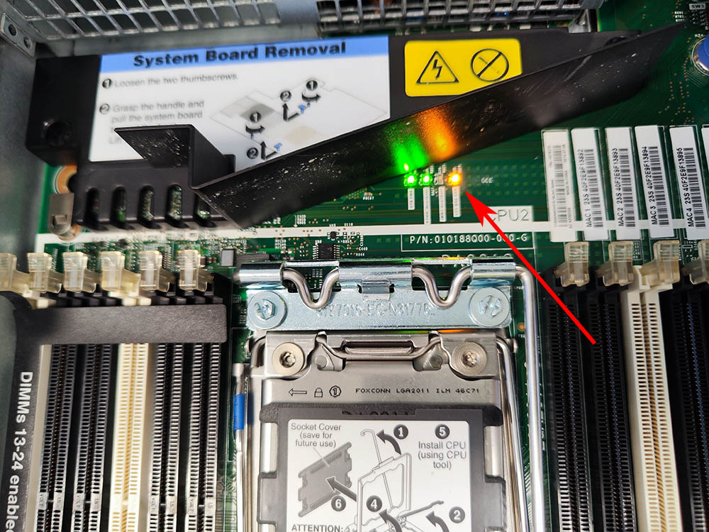 ремонт сервера ibm x3550